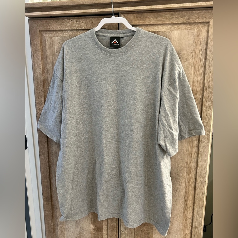 BOGO Access 4XL Gray Men's T-Shirt unisex cotton